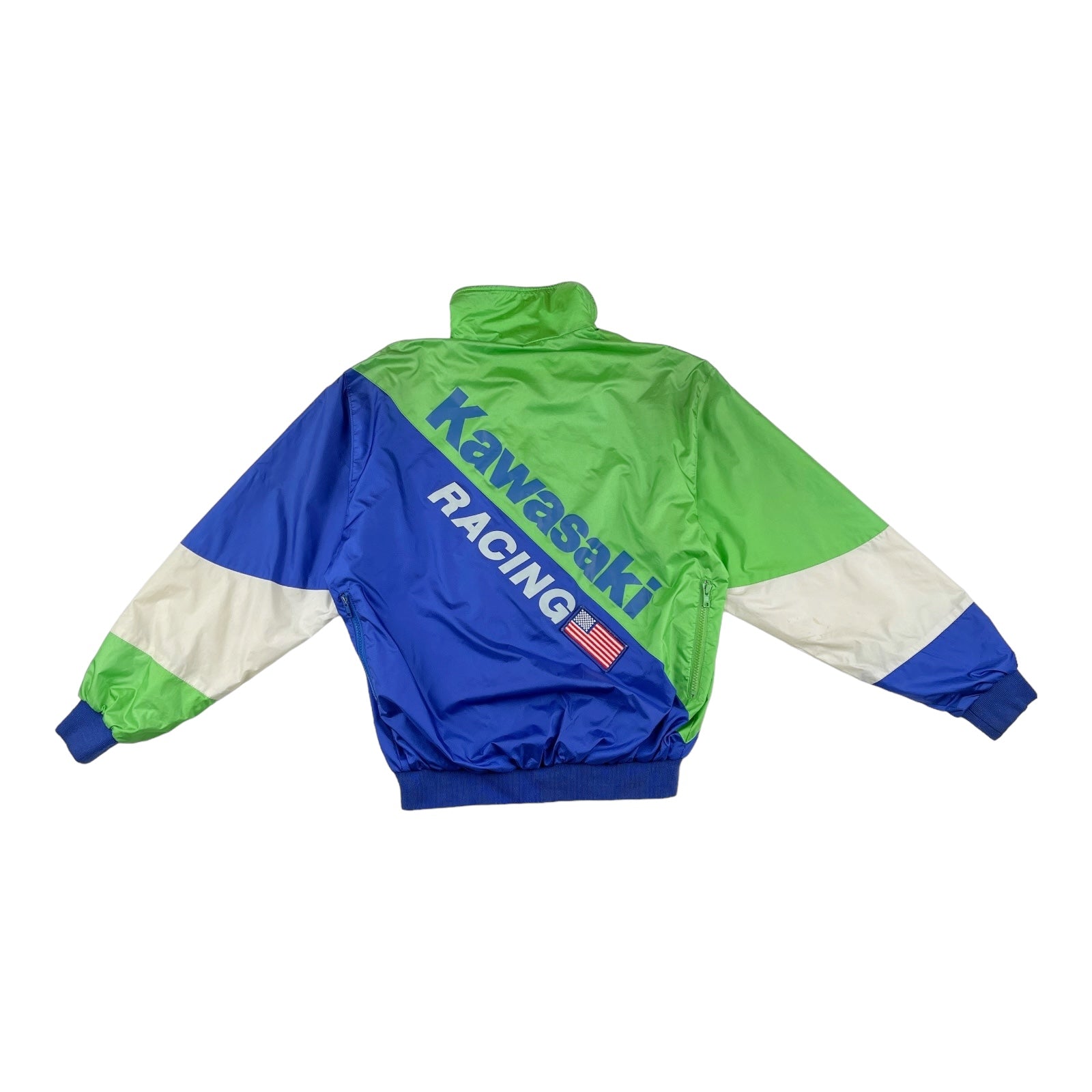 Vintage Kawasaki Racing Team Zip up Jacket Racing Equipment